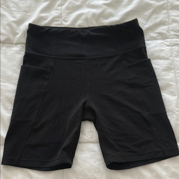 Athleta Pants - Athleta Black Bike Shorts High-Waisted Compression